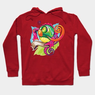 Colorful Chameleon Hoodie